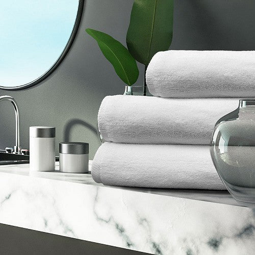 Oxford hotel resort Forza Bath towels 27x54 White ringspun